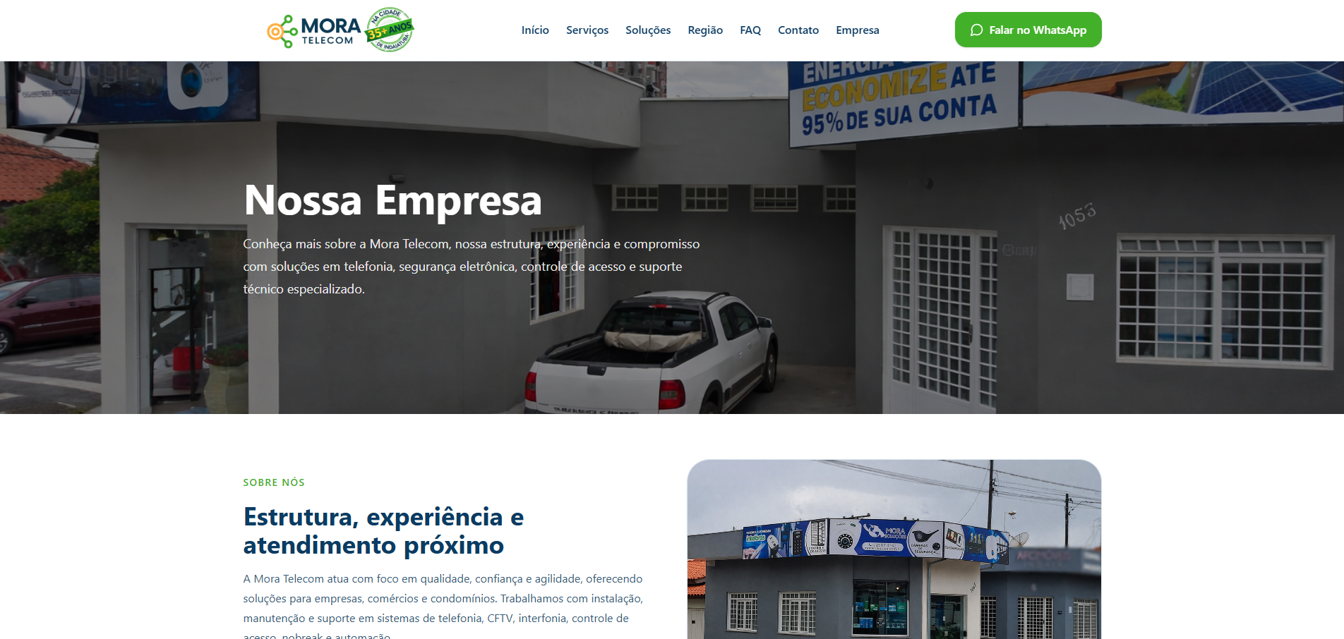 Mora Telecom - Tela 3