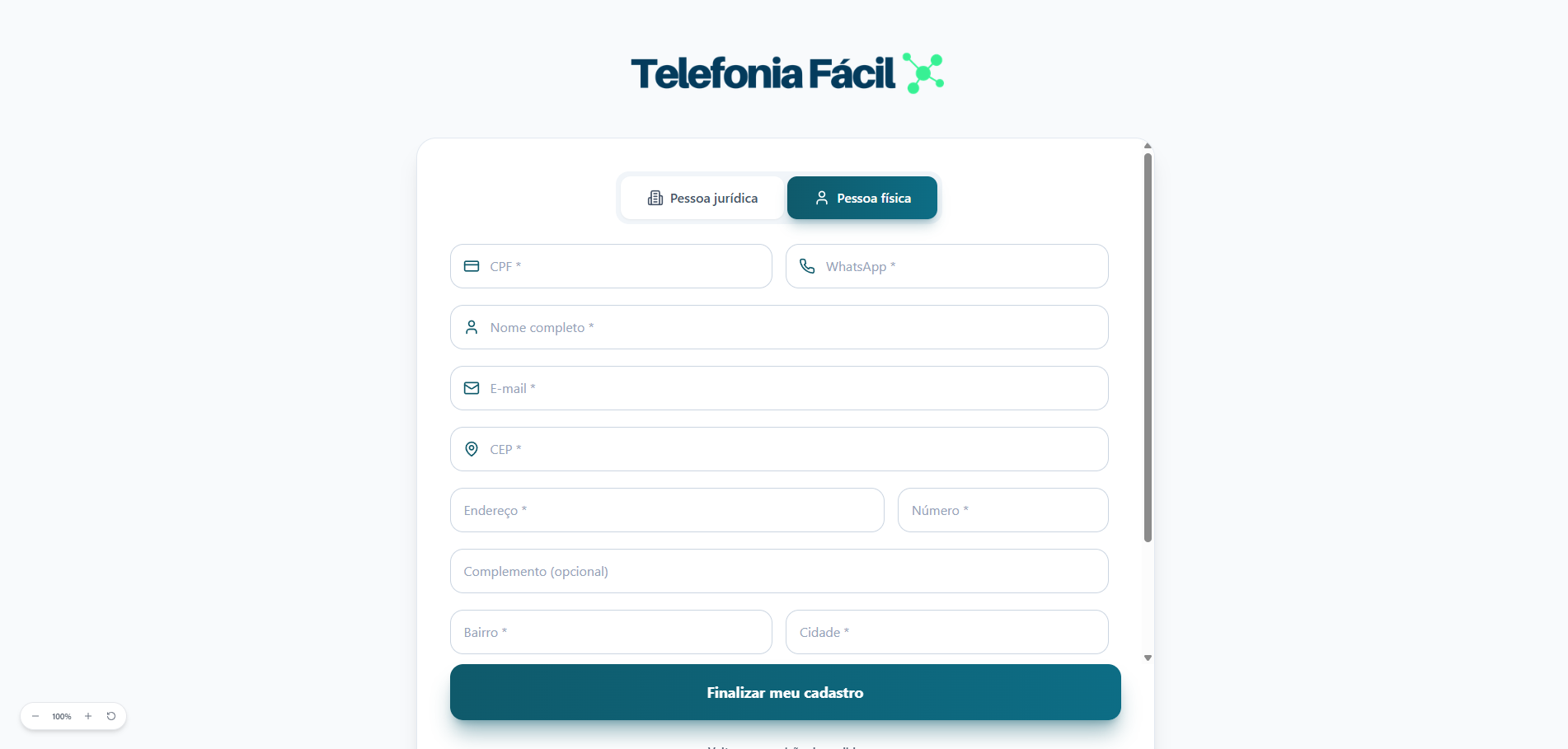 Telefonia Fácil - Tela 7
